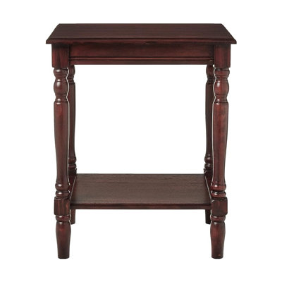 Charlton Home Delouris Wood Accent Storage Shelf End Table
