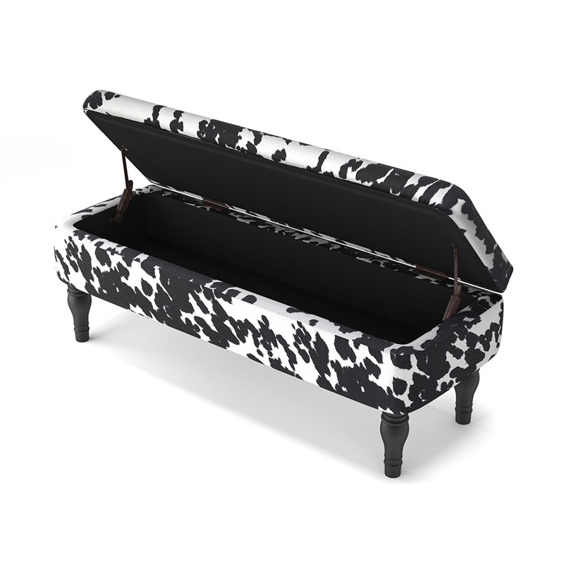 Bruner Velvet Upholstered Storage Bench