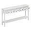 Console Ashay, table d'entrée, table de couloir de 60 po de long avec deux tiroirs de taille différente et tablette inférieure-251366386