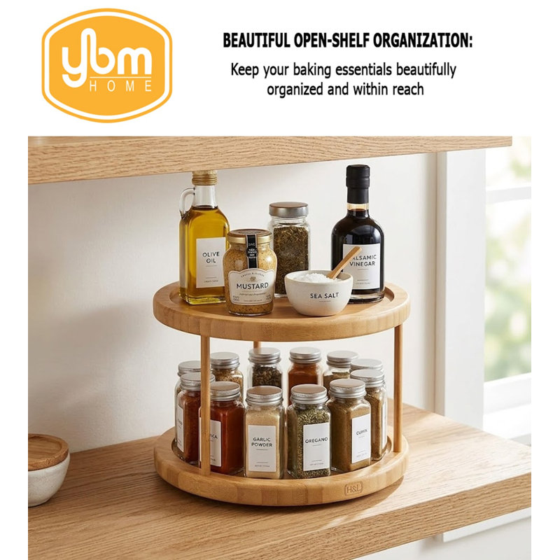 Garde-manger rotatif en bambou