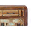 Abrahams Solid Wood Sled End Table