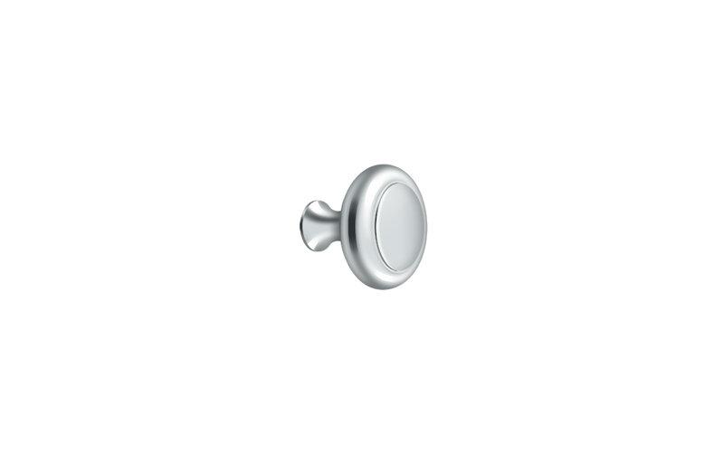 Mushroom Knob, Polished Chrome