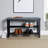 Sleaford Grey 2 Shelf Linen Shoe Bench