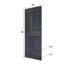 Porte de grange coulissante à finition couleur H Series avec quincaillerie à assembler requise-126486745-126486746