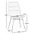 Laskow Side Chair in Black and Tan