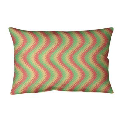 Coussin lombaire rayé intérieur / extérieur Katelyn Elizabeth