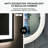 UL Certified Front & Back LED Anti-Fog Tempered Glass Bathroom Vanity Mirror-754561868
