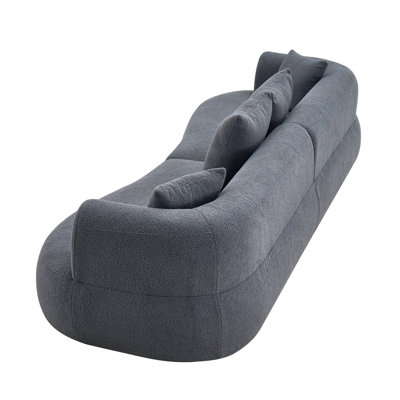 122-inch Modern Curved Sofa Sectional Sofa