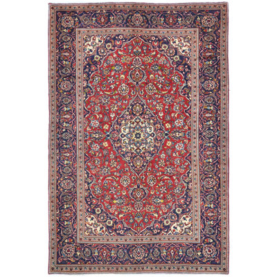 One-of-a-Kind Red Traditional 9X13 Oriental Area Rug