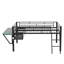 Lit mezzanine avec bureau Gaming, DEL, double