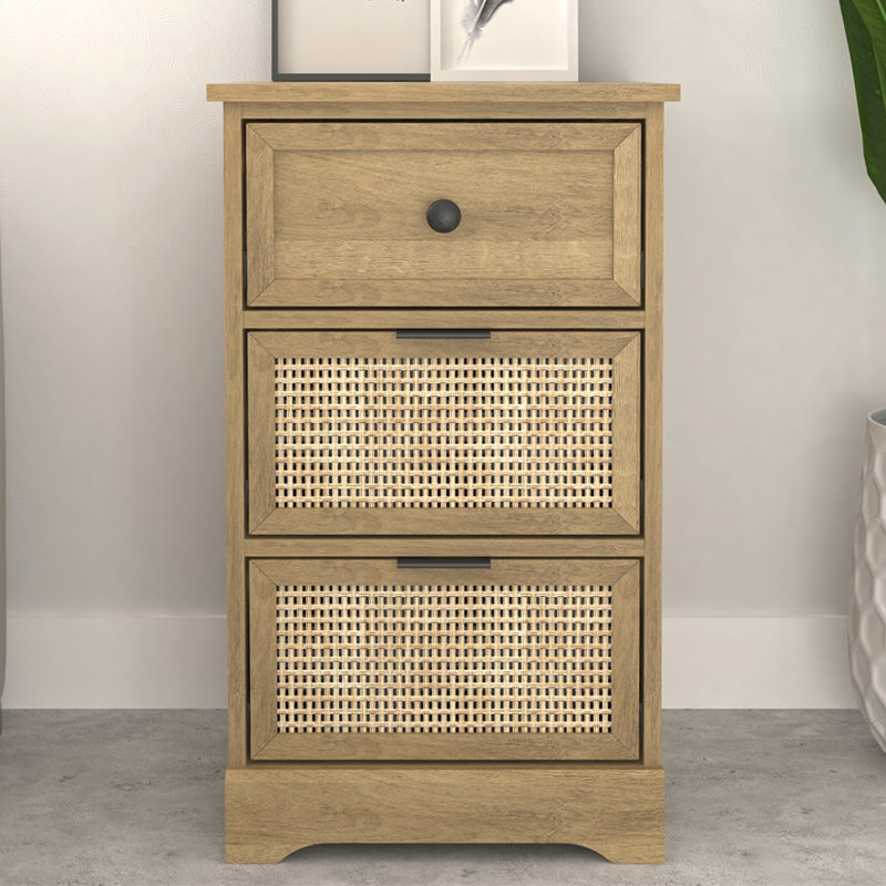 Berryville 15.7'' W 3 - Drawer Dresser, Oak