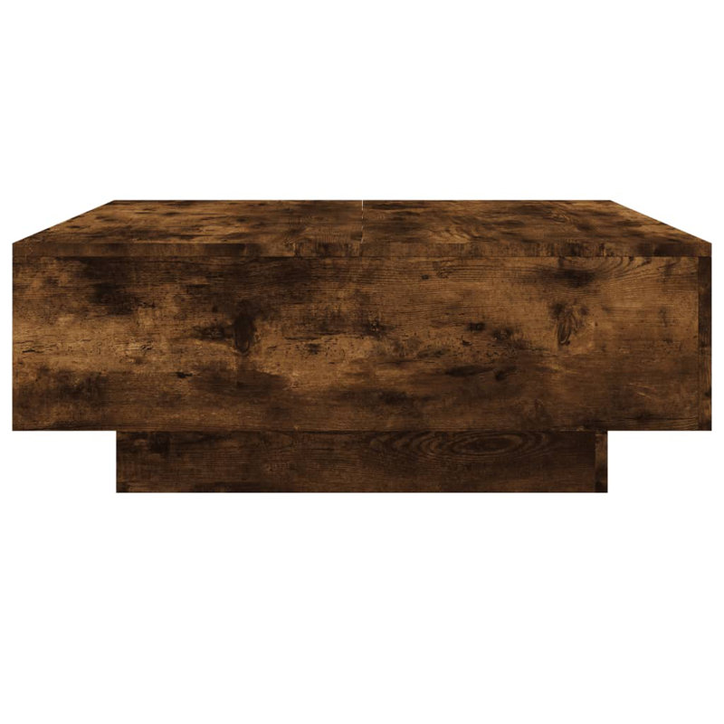 Coffee Table Engineered Wood Accent Side Sofa End Table Multi Colors, Smoked Oak