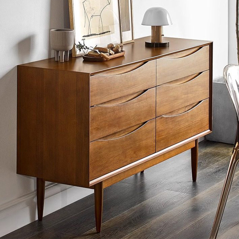 Scandinavian-Style Oak Accent Chest