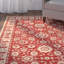 Tapis intérieur / extérieur rouge / crème Arneshia-395048413