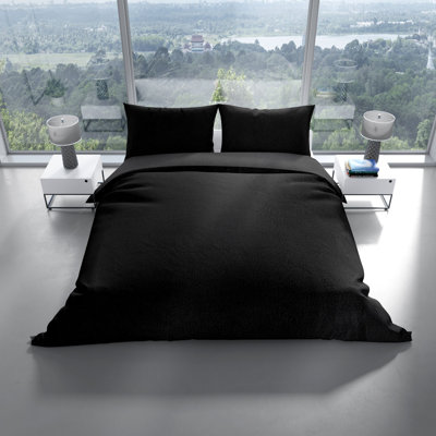 Merly Microfibre Reversible Duvet Cover Set