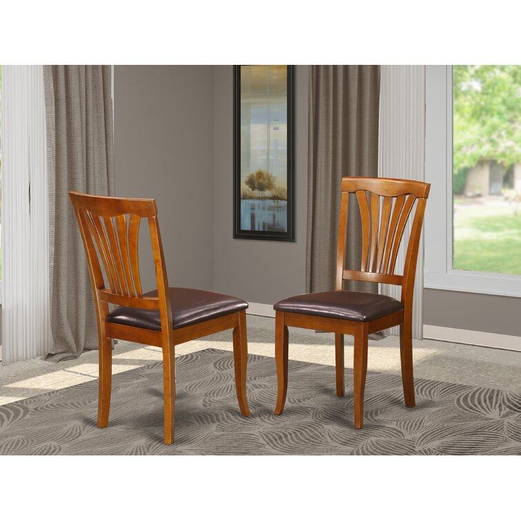 Villard Solid Wood Slat Back Side Chair