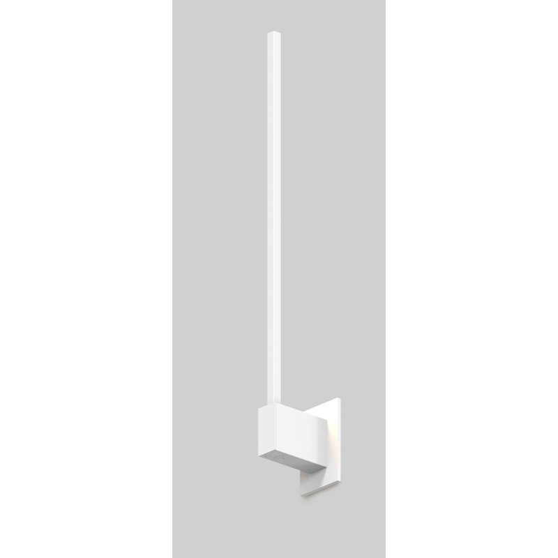 Z-Bar 1 - Light LED Armed Sconce, Matte White