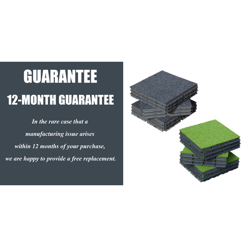 Carreaux de terrasse en plastique mat