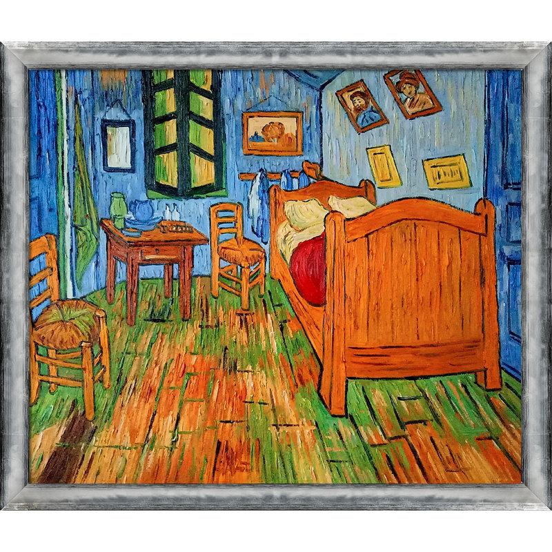 Chambre à coucher à Arles, H 25,38 po x l 29,38 po x P 2 po, Cadre flottant Piccino Luminoso
