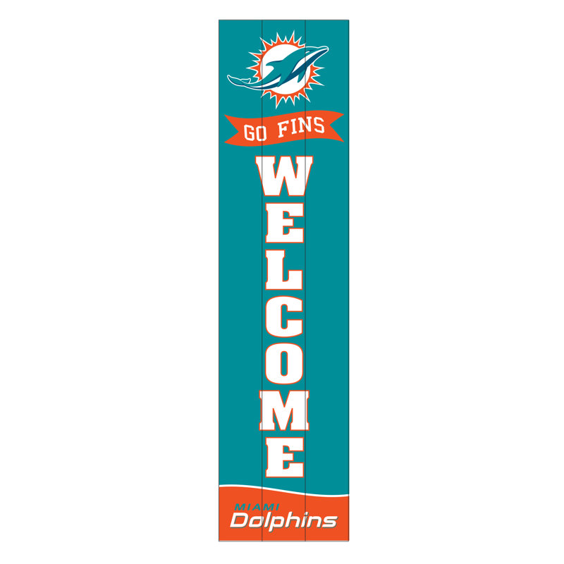 Enseigne murale 47 po NFL, NFL Miami Dolphins