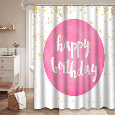 Rideau de douche avec 12 crochets