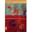 Tapis art déco chinois canneberge fuchsia champ et sarcelle