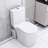 600W Macerating Toilet For Basement Enhancement: Dual Flush, 17.25" Comfort Seat, Soft-Close, 3 Water Inlets, White In Basement: Compliant Entries, Modern