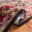 Tapis vert / rouge en laine touffeté à la main Cranmore-19260689