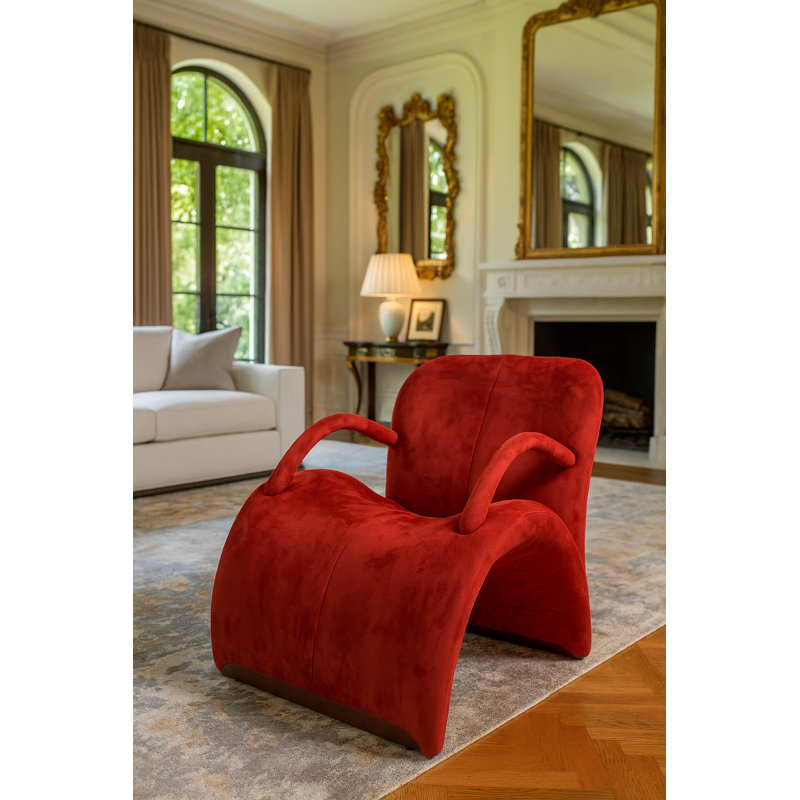 Luxury Modern Red Lounge Chair