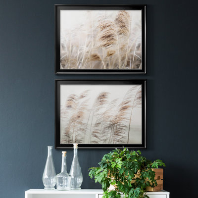 " Soft Pampas Breeze " 2 Piece Art Color Photography Print