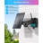 C306 Wire-Free Wireless 2K 3MP Battery Security Camera Outdoor with Solar Panel, Motion Sensor
