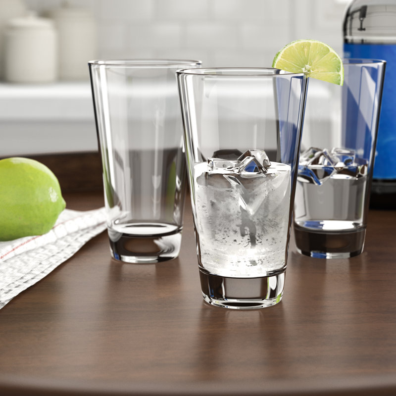 Tredyn 21oz. Acrylic Drinking Glass Set