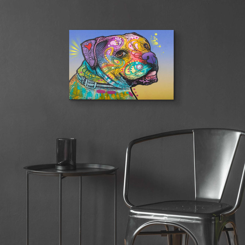 "Deuce-007" par Dean Russo, H 16 po x l 24 po x P 0,2 po