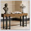 Table de vestibule, console rustique, table de couloir, table de canapé, étagère de présentation