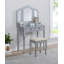 Ensemble coiffeuse et tabouret en bois-1383187061
