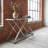 Kranz 47.25 " W Glass Top Console Table