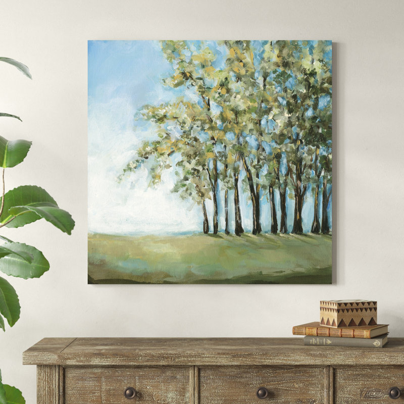 " Tree In Summer " Painting Print, 36" H x 36" W x 1.25" D