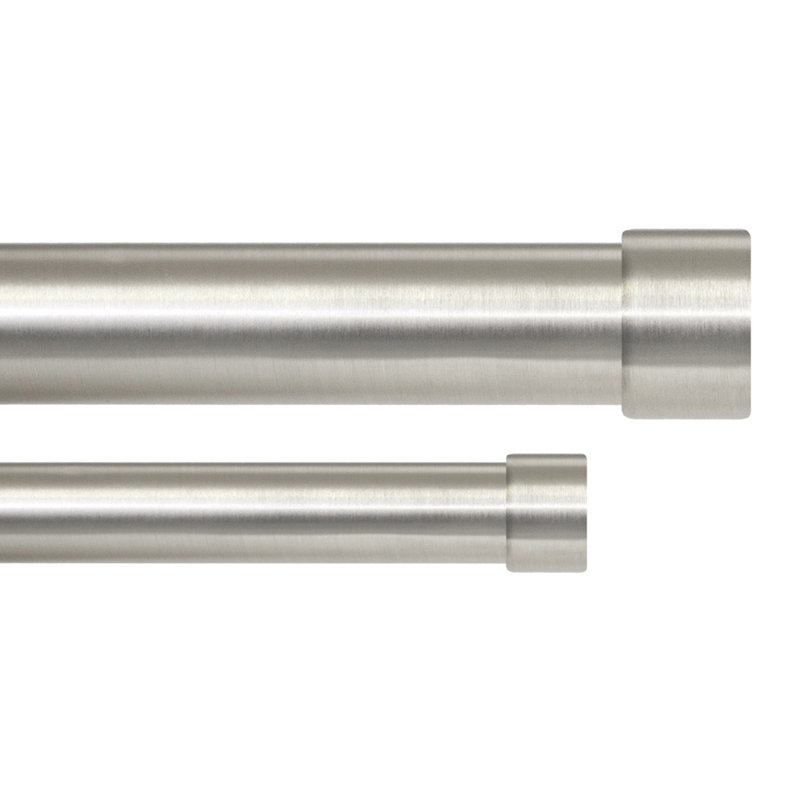 Tringle à rideaux double Merrimac, Nickel brossé plaqué