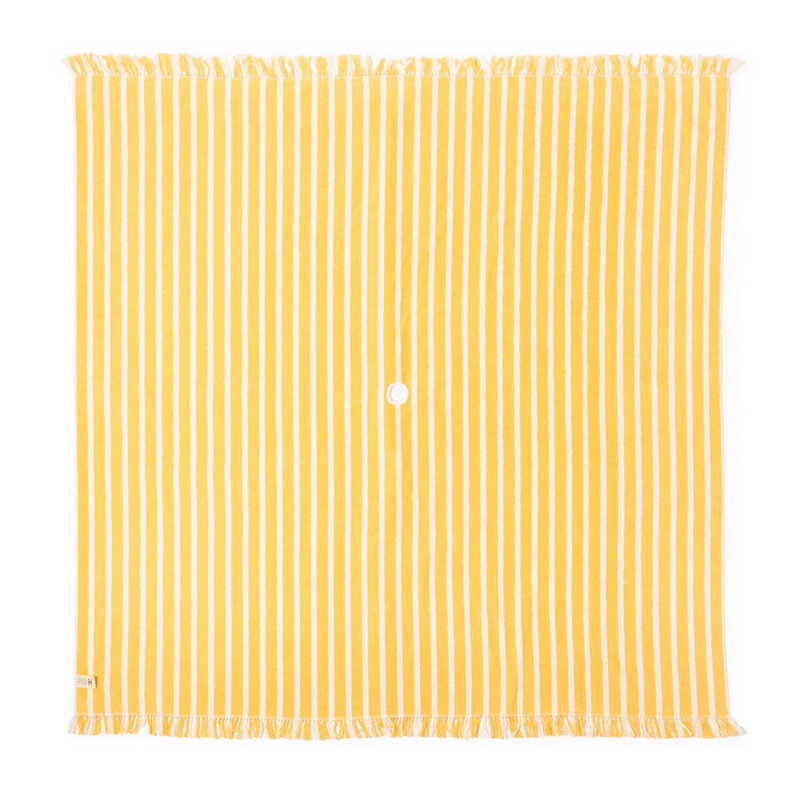 Beach Blanket, Yellow/White