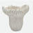 9.3x9x8.7" Sand and Cement Coral Planter with Textured Beige Finish