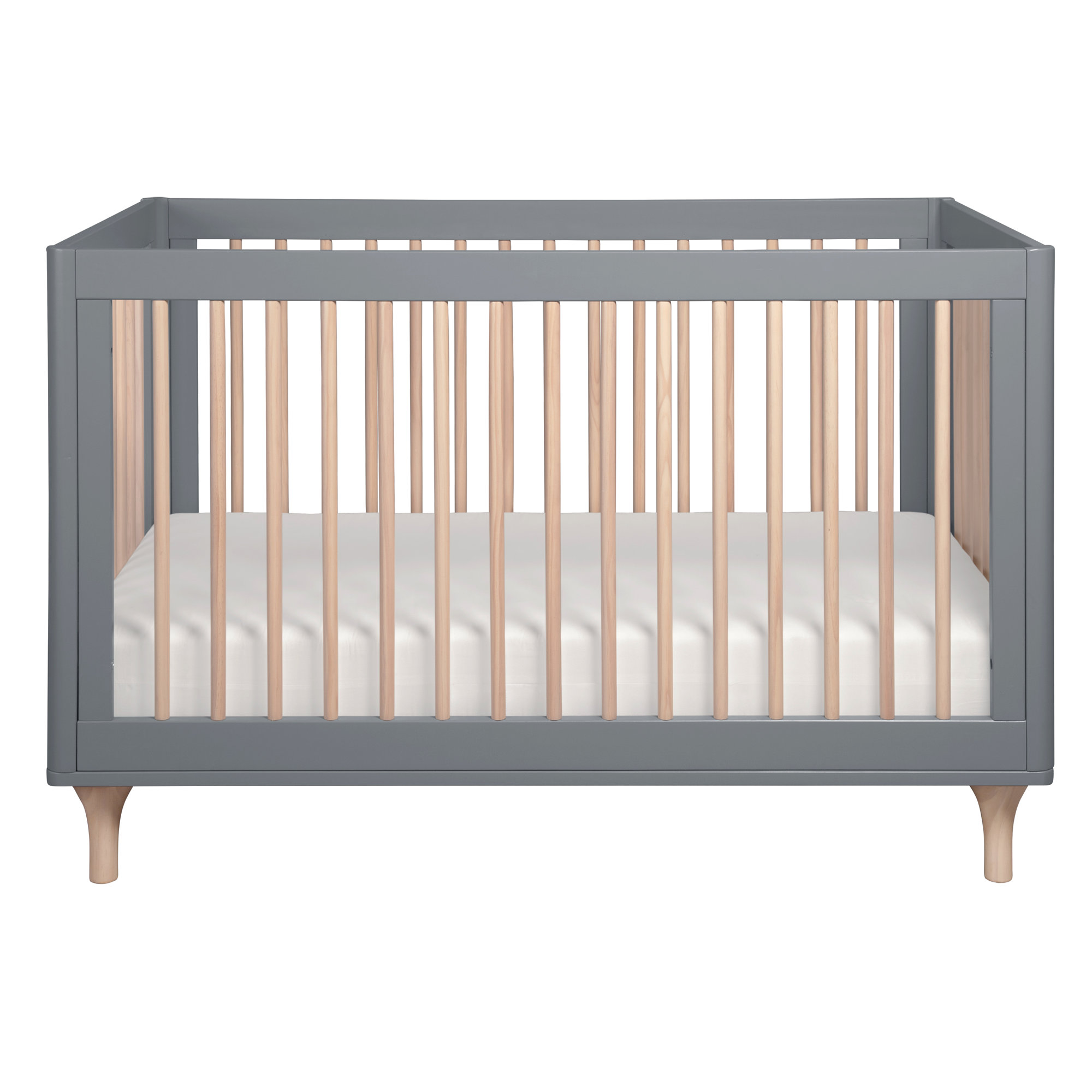 Lolly Convertible Standard Crib Nursery Furniture Set, Gray