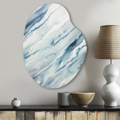 Montevallo - Unique Shape Abstract Shapes Metal Wall Decor, Asymmetrical Metal Wall Sculpture Print