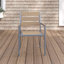Chaise de patio empilable Adlan-67181800