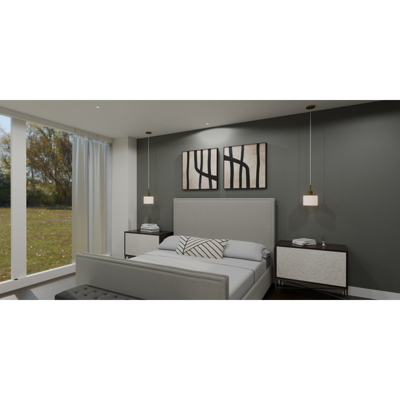 Alerk 1 - Light Single Pendant, Brass