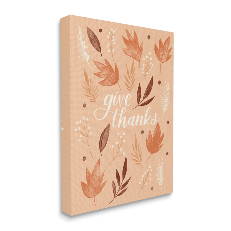 «Donner grâce», feuilles d'automne, art mural par Amanda Houston, H 30 po x l 24 po x P 1,5 po