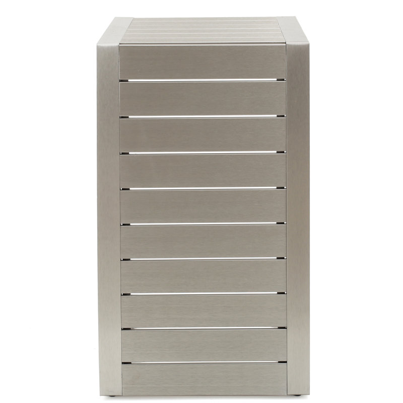 Table d'appoint en aluminium pour l'extérieur - Rouille - Surface polyvalente pour l'extérieur pratique et élégante