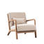 Upholstered Linen Armchair-135456278