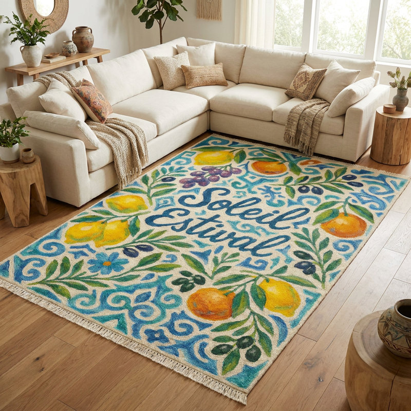 Tapis 7 pi x 10 pi Soleil Estival