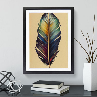 Vivacious Feather - Wall Art