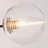 Kaynen 3-Light Modern Sputnik Semi Flush Mount With Ribbed Glass Shades-1970598674